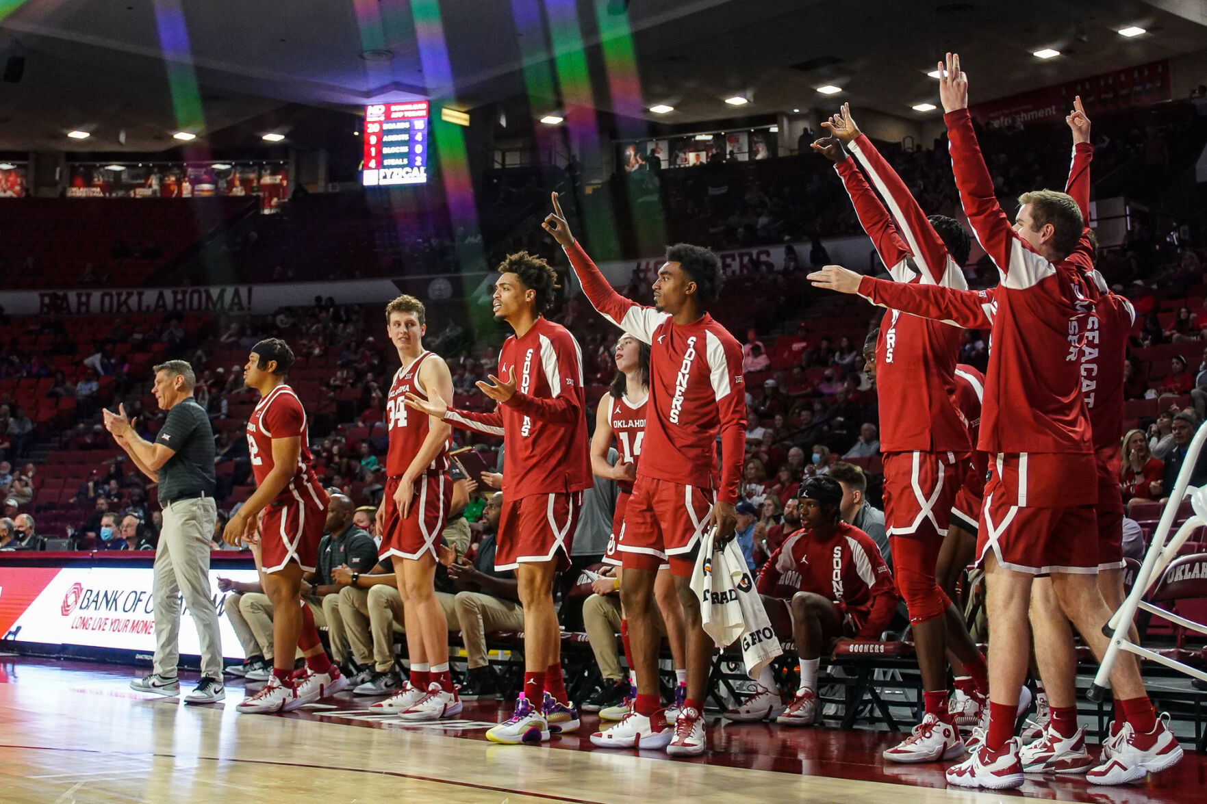 Sooners bench